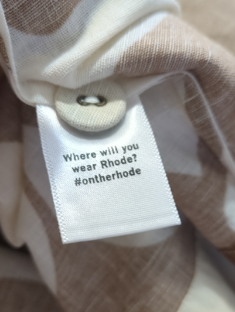 RHODET Two-Piece Brown/Cream Floral Print Set - Cropped Tie Top & Wide Leg Pant - Picture 11 of 13